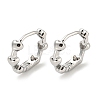 Brass Hoop Earrings EJEW-L211-010C-P-1