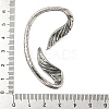 316 Surgical Stainless Steel Cuff Earrings EJEW-E300-04AS-01-3