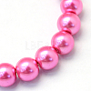 Baking Paint Glass Pearl Round Bead Strands X-HY-Q003-10mm-54-2