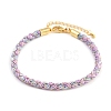 4MM Braided Nylon Cord Bracelets FIND-A057-01G-18-1