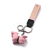 Imitation Leather Clasps Keychain KEYC-I113-01D-3