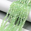 Imitation Jade Electroplate Glass Beads Strands EGLA-A039-J2mm-B01-4