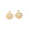 Brass Micro Pave Cubic Zirconia Pendants KK-Z136-43A-G-1