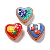 Baking Paint Glass Enamel Beads LAMP-V001-06-2