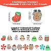 200Pcs Christmas Themes Handmade Polymer Clay Beads CLAY-CJ0001-95-2