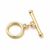 Rack Plating Eco-Friendly Brass Toggle Clasps KK-K165-36-1