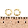 Brass Huggie Hoop Earrings KK-CBA8324-18E-G-5