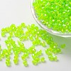 Bicone AB Color Plated Eco-Friendly Transparent Acrylic Beads TACR-A003-4mm-35-1