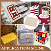 3.75CT Polyester Cotton Cross Stitch Fabric DIY-WH0588-32B-6