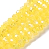 Baking Electroplate Glass Beads Strands X-DGLA-A039-J10mm-B23-1