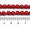 Shell Pearl Beads Strands BSHE-K015-6mm-01-4
