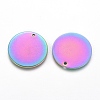 Ion Plating(IP) 304 Stainless Steel Pendants X-EJEW-L238-01A-M-2