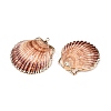 Natural Scallop Shell Pendants SSHEL-N038-17-2