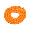 Opaque Solid Color Imitation Jade Glass Beads Strands EGLA-A044-P3mm-D29-3