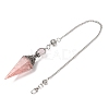 Resin Cone Pointed Dowsing Pendulums GG-CBA040B-03P-03-2