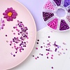 8 Style 6/0 Glass Round Seed Beads SEED-YW0001-39C-6