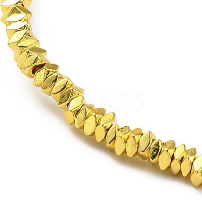 Electroplated Non-magnetic Synthetic Hematite Beads Strands G-G849-05G-1