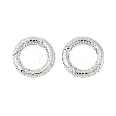 925 Sterling Silver Spring Gate Rings STER-S012-09P-1