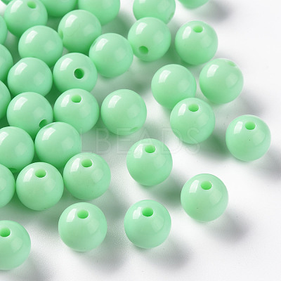 Opaque Acrylic Beads MACR-S370-C10mm-A05-1