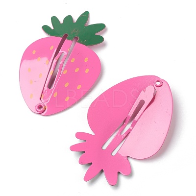 Baking Paint Iron Snap Hair Clips PHAR-B0002-22-1