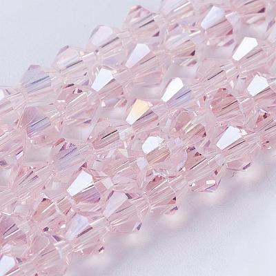 Glass Beads Strands EGLA-S056-10-1