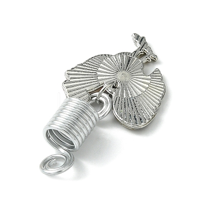 Alloy Enamel Rooster Braiding Hair Pendants Decoration Clips OHAR-JH00034-1