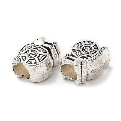 Tibetan Style Alloy European Beads X-PALLOY-I220-03AS-1