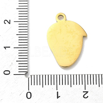 304 Stainless Steel Fruit Enamel Pendants STAS-G362-04G-02-1