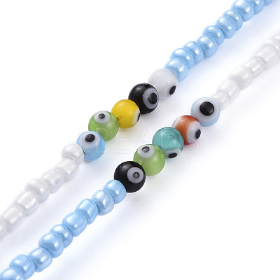 Personalized Beaded Necklaces NJEW-JN02853-01-1