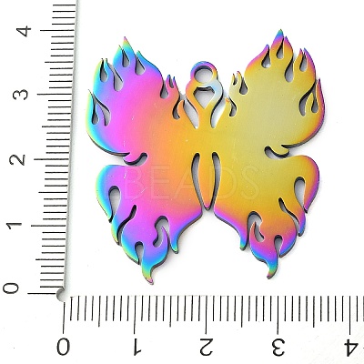 304 Stainless Steel Pendants STAS-R116-11RC-1