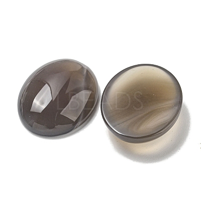 Natural Gery Agate Cabochons G-C115-01B-26-1