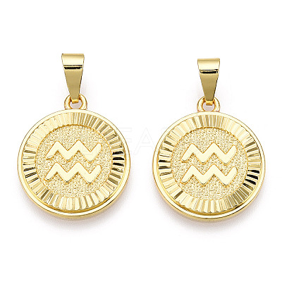 Brass Pendants KK-T070-01G-01-1