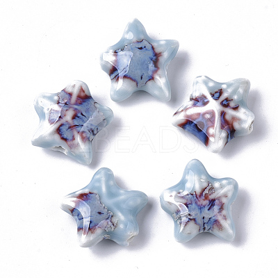 Handmade Porcelain Beads PORC-N004-27H-1