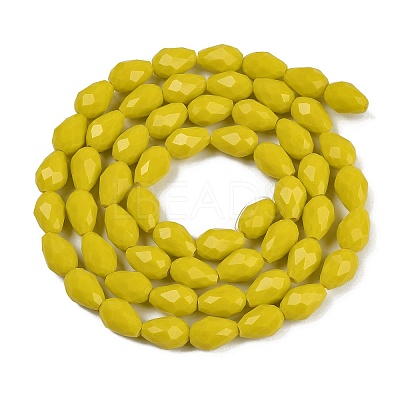 Opaque Solid Color Beads Strands EGLA-N013-P4mm-D06-1