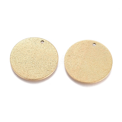 Ion Plating(IP) 304 Stainless Steel Pendants STAS-G211-20mm-01G-1