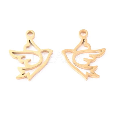 304 Stainless Steel Charms STAS-O142-19G-1