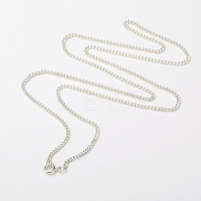Iron Twisted Chains Necklace Making NJEW-JN00687-1