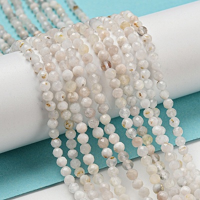 Natural Rainbow Moonstone Beads Strands X-G-A097-A02-03-1