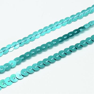Plastic Paillette Beads PVC-Q085-6mm-11-1