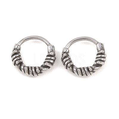 316 Stainless Steel Cartilage Earrings AJEW-C044-16C-AS-1