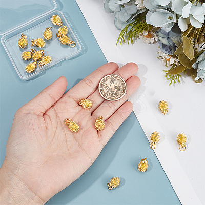 20PCS Rack Plating Alloy Charms PALLOY-SC0004-23-1