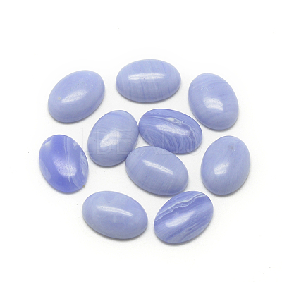 Natural Striped Agate/Banded Agate Cabochons X-G-R415-13x18-16-1