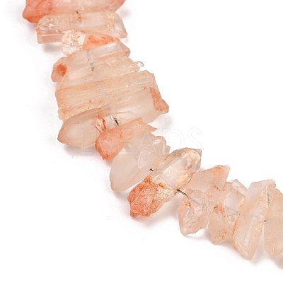 Natural Crackle Quartz Beads Strands G-R012-B06-02-1
