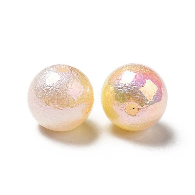 UV Plating Iridescent ABS Plastic Beads SACR-A001-05A-1
