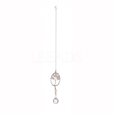Teardrop Acrylic Beads Big Pendant Decorations LS-HJEW-D029-01P-C-1