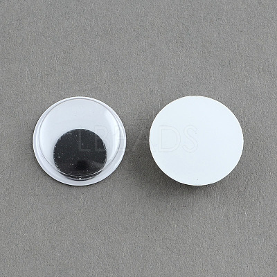 Black & White Wiggle Googly Eyes Cabochons DIY Scrapbooking Crafts Toy Accessories KY-S002-5mm-1