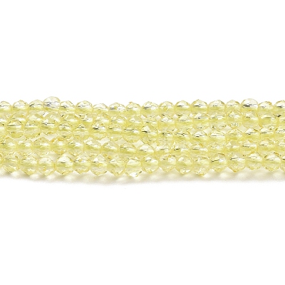 Transparent Glass Beads Strands GLAA-H021-03-04-1