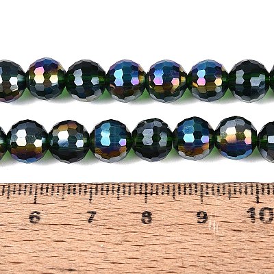 Transparent Glass Beads Strands GLAA-Q107-02A-12-1