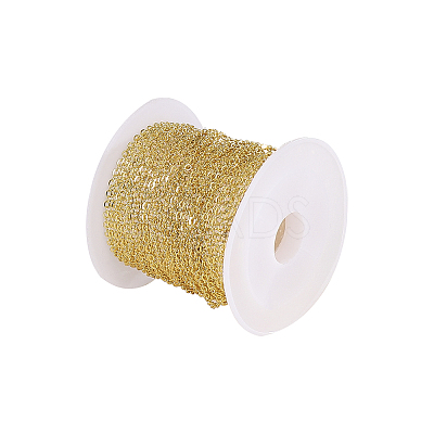 Brass Coated Iron Cable Chains CH-CJ0001-02G-1