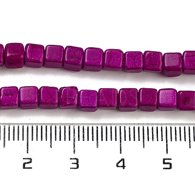 Synthetic Turquoise Beads Strands X-TURQ-G108-4x4mm-02-1